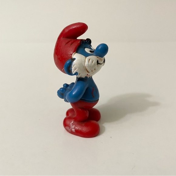 Lot of 2 Papa Smurf Toys Smurfs Figures - Picture 7 of 16